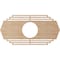 Ekena Millwork Chrysler Wood Fretwork Pierced Ceiling Medallion, Alder, 38"W x 19"H x 10"ID x 1/4"T CMWP38X19X0250CSAL - alternate 4